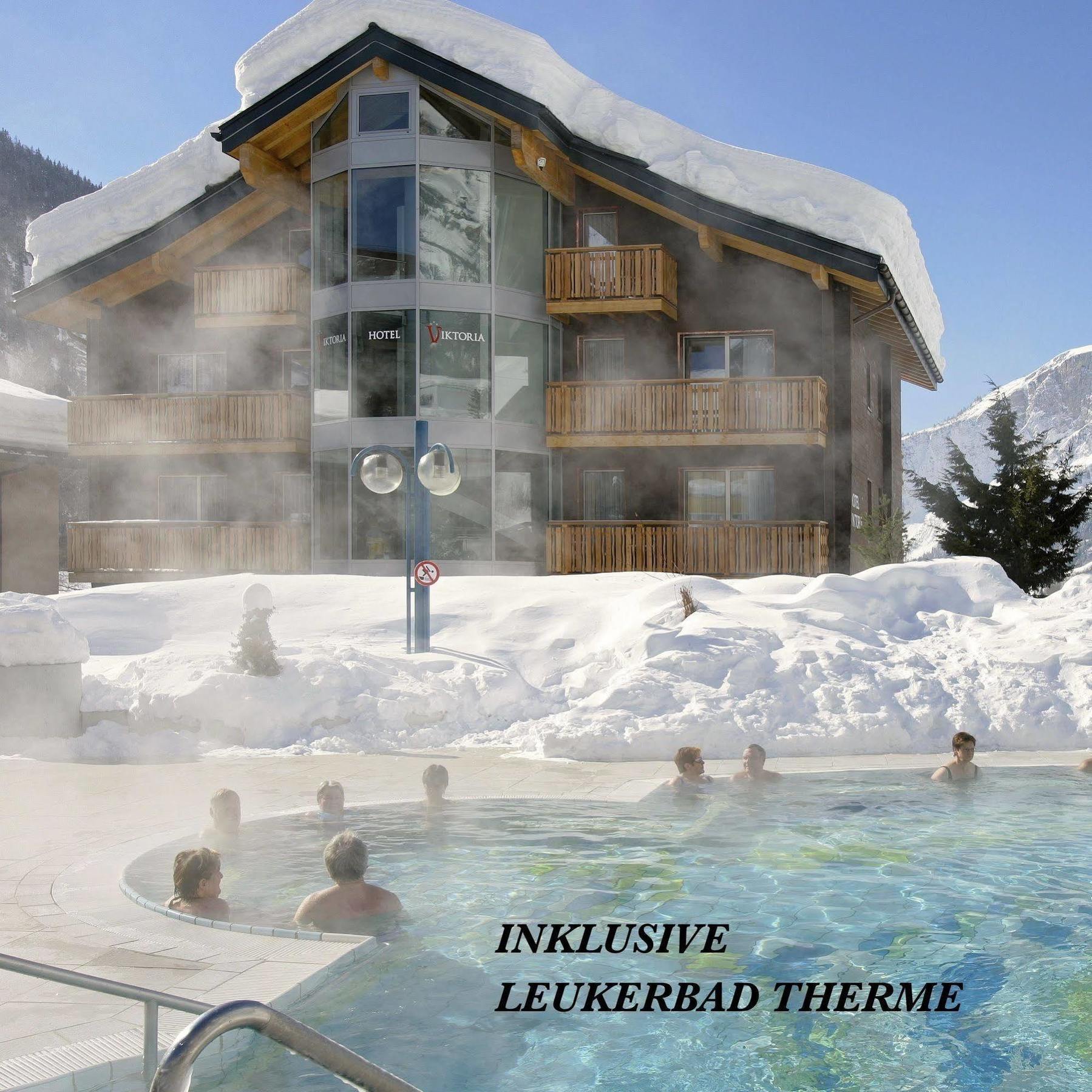 Hotel Viktoria-Leukerbad-Therme Exteriér fotografie