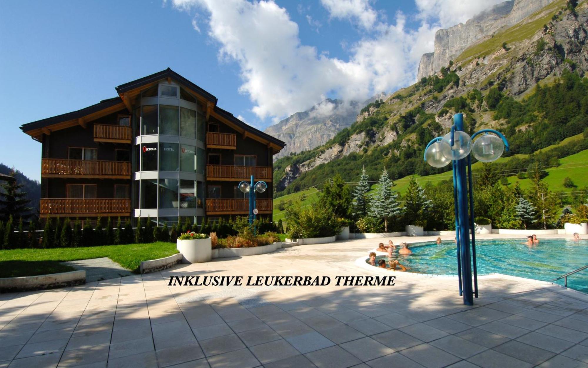 Hotel Viktoria-Leukerbad-Therme Exteriér fotografie
