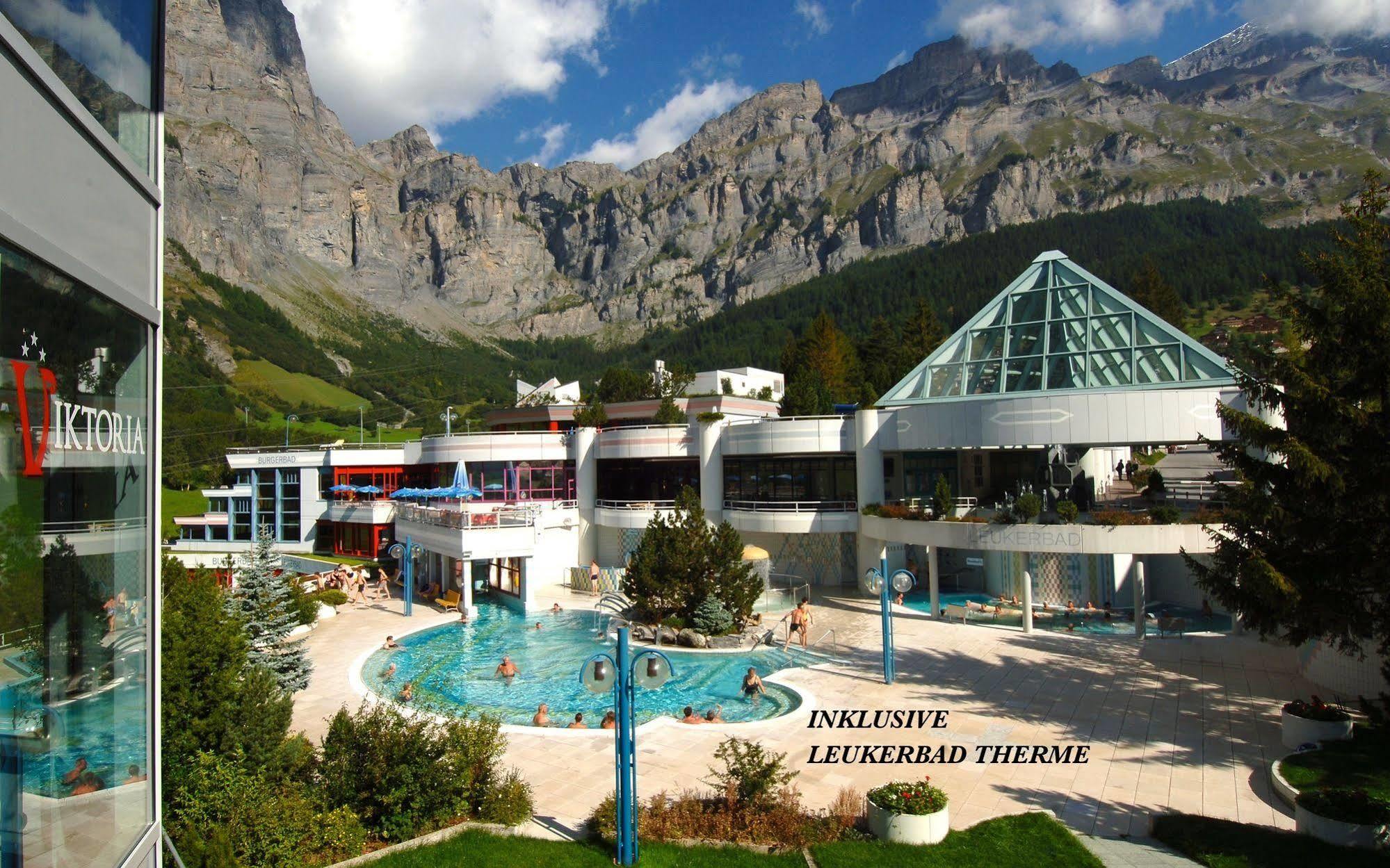 Hotel Viktoria-Leukerbad-Therme Exteriér fotografie